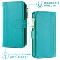 imoshion Luxe Portemonnee iPhone 13 - Turquoise