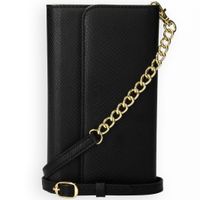 Selencia Tierra Uitneembare Slang Clutch iPhone Xr - Zwart