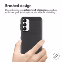 imoshion Brushed Backcover Samsung Galaxy A16 - Zwart