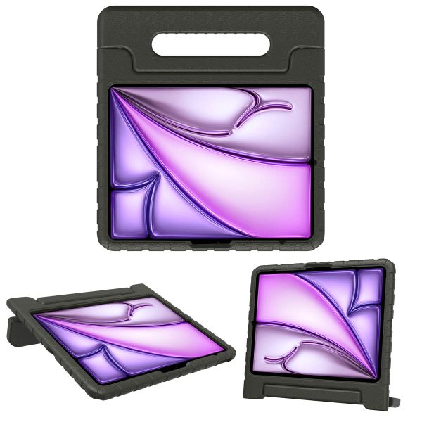 imoshion Kidsproof Backcover met handvat Apple iPad Air 13 inch (2025) M3 / (2024) M2 - Zwart