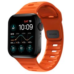 Nomad Sport band FKM Apple Watch Series 1 t/m 9 / SE (38/40/41 mm) | Series 10 / 11 (42 mm) - Ultra Orange