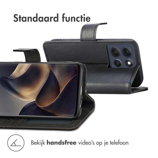 imoshion Luxe Bookcase Motorola Moto G86 - Zwart