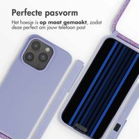 imoshion Siliconen hoesje met koord Apple iPhone 15 Pro - Paars