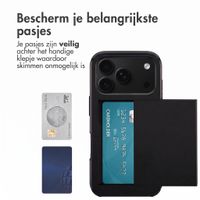 imoshion Backcover met pasjeshouder Apple iPhone 18 Pro / 17 Pro - Zwart