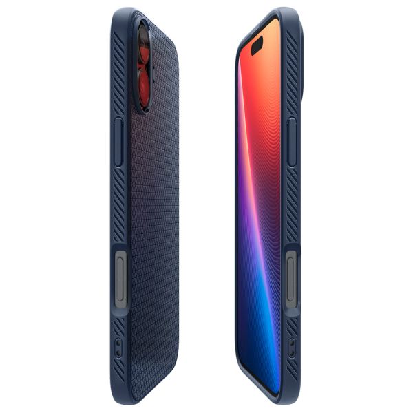 Spigen Liquid Air™ Backcover Apple iPhone 16 - Navy Blue