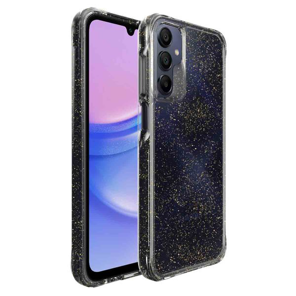 imoshion Clear Glitter Backcover Samsung Galaxy A15 (5G/4G) - Goud