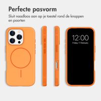 imoshion Color Backcover met Thin MagSafe Ring Apple iPhone 16 Pro - Oranje
