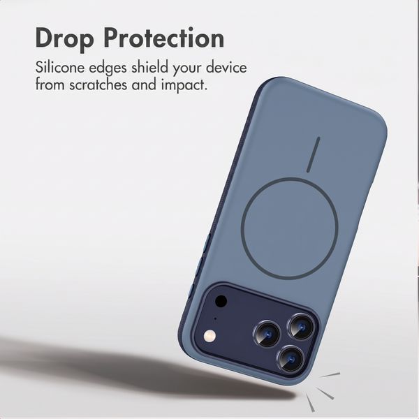 imoshion Colour Back Cover with Thin MagSafe Ring Apple iPhone 17 Pro - Dark Blue