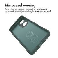 imoshion EasyGrip Backcover Oppo A58 (4G) - Donkergroen