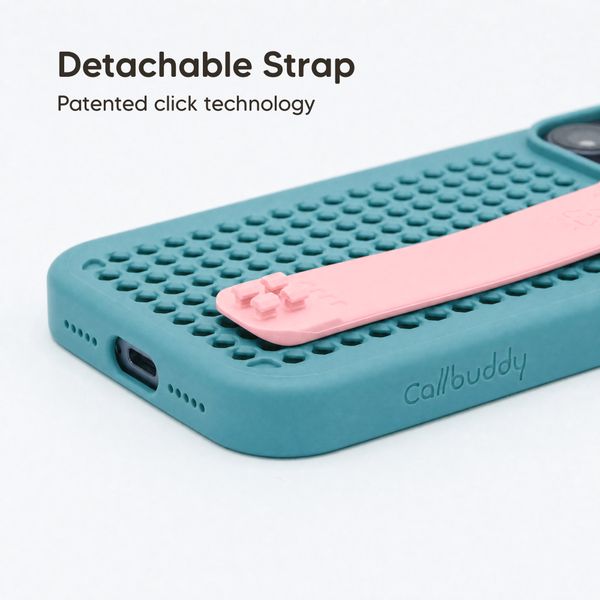 Callbuddy Hoesje met Strap Apple iPhone 17 Pro - Miami Vice
