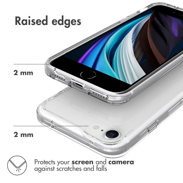 Accezz Xtreme Impact Back Cover Apple iPhone SE (2022 / 2020) / 8 / 7 / 6(s) - Transparent