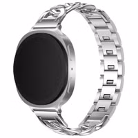 Selencia Chain bandje Samsung Galaxy Watch 9 (40/44mm) / Watch 8 (40/44mm) / Classic (46mm) - Zilver