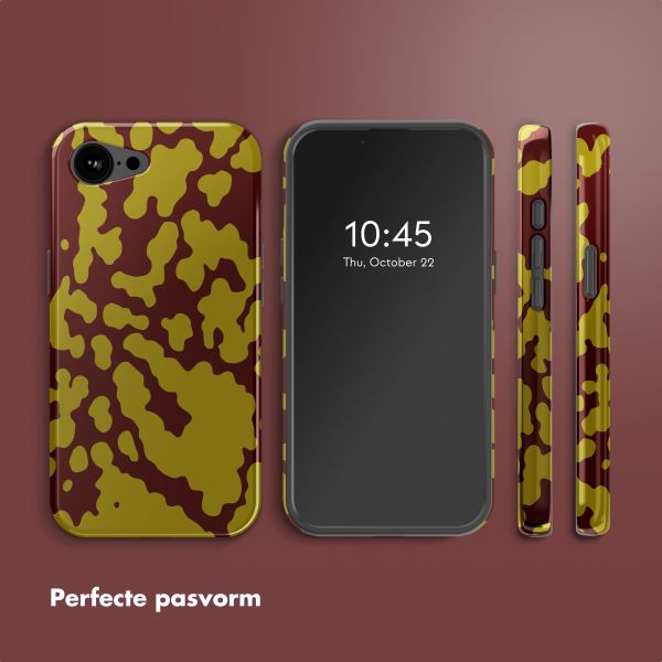 Selencia Vivid Backcover met MagSafe Apple iPhone 16e - Moo'd Olive Dust