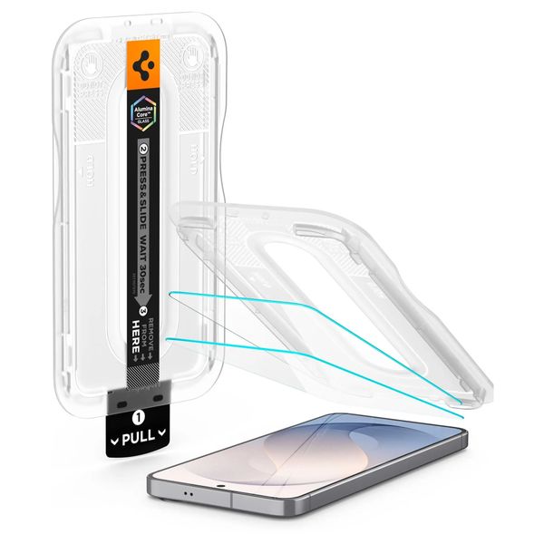 Spigen GLAStR EZ Fit Screenprotector 2 Pack + Applicator Samsung Galaxy S26 FE