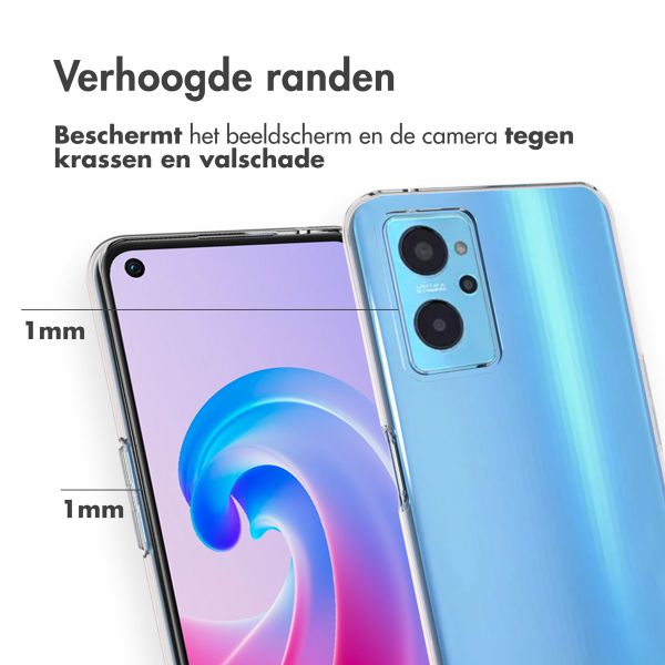 Accezz Clear Backcover Oppo A96 5G - Transparant