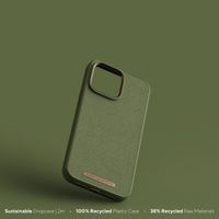 Njorð Collections Suède Comfort+ Case iPhone 14 Pro Max - Olive