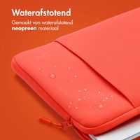 imoshion Laptop hoes 13 inch - Laptopsleeve met vak - Apricot Crush Orange