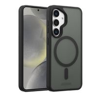 Accezz Rugged Frosted MagSafe Backcover Samsung Galaxy S25 - Zwart