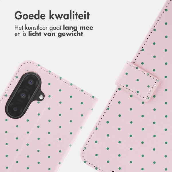 imoshion Design Bookcase Samsung Galaxy A57 (5G) - Happy Dots