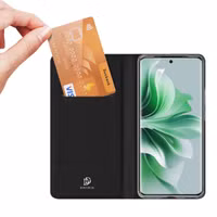 Dux Ducis Slim Softcase Bookcase Oppo Reno 11 - Zwart