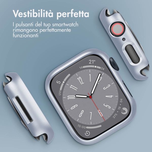 imoshion Full Cover Hardcase Apple Watch 7 / 8 / 9 - 41 mm - Zilver