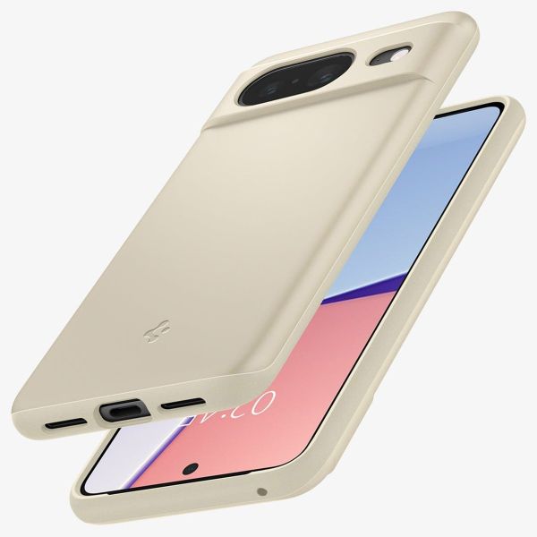 Spigen Thin Fit Backcover Google Pixel 8 - Beige