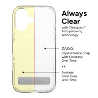 ZAGG Crystal Palace Snap KS Case Apple iPhone 16 - Clear