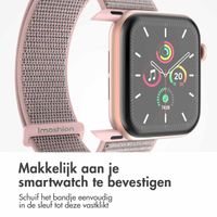 imoshion Nylon bandje Apple Watch Series 1 t/m 9 / SE (38/40/41 mm) | Series 10 / 11 (42 mm) - Sand Pink