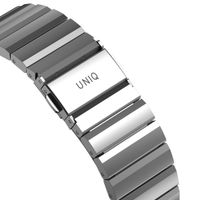 Uniq Strova Steel Link bandje Apple Watch Series 1 t/m 10 / SE / Ultra (2) (44/45/46/49 mm) - Sterling Zilver