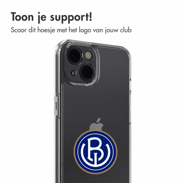 Clear Backcover Apple iPhone 14 - ASV Blauw-Wit