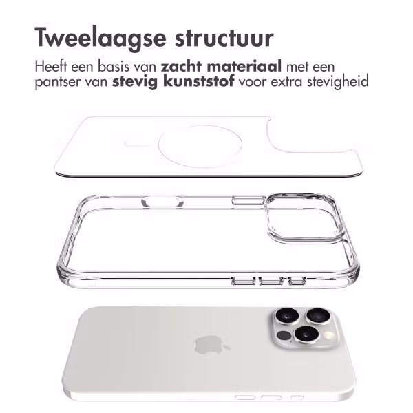 imoshion Rugged Air MagSafe Case Apple iPhone 16 Pro Max - Transparant