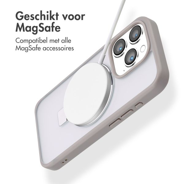 Accezz Ring Stand Backcover met MagSafe iPhone 15 Pro - Grey