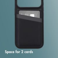 imoshion Back Cover with Card Holder and Stand Apple iPhone 17 Pro - Black