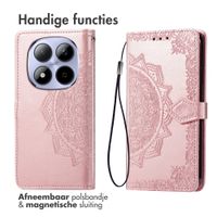 imoshion Mandala Bookcase Xiaomi Redmi Note 15 Pro (5G) - Rose Gold