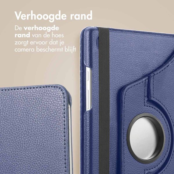 imoshion 360° draaibare Bookcase Samsung Galaxy Tab S6 Lite (2020/2022/2024) - Donkerblauw