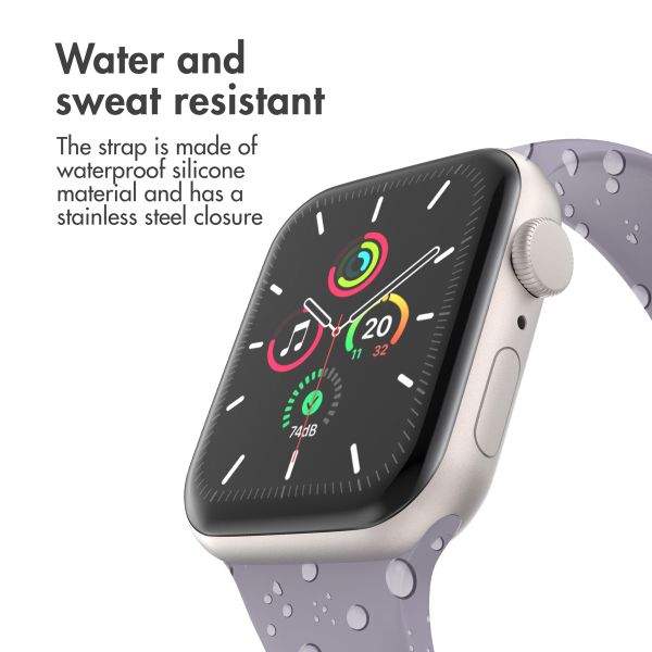 imoshion Silicone⁺ Strap Apple Watch | 38/40/41/42 mm - Size S/M - Lavender