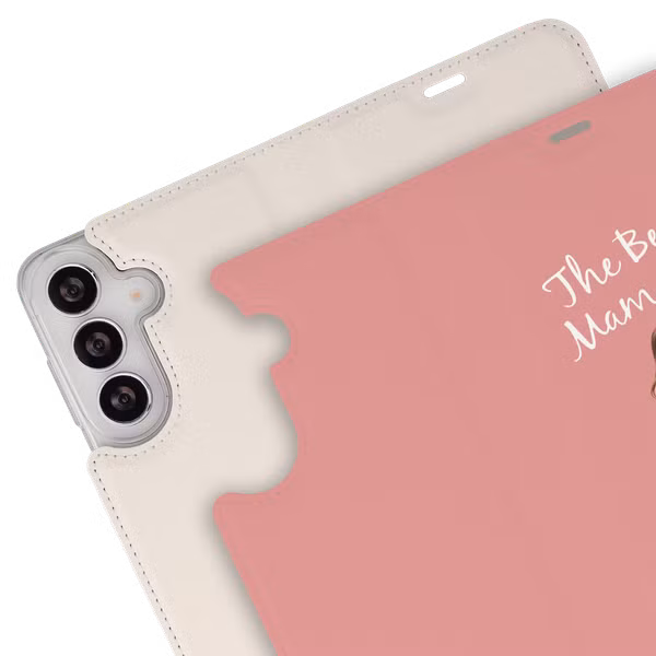Ontwerp je eigen Compact gel bookcase hoes Samsung Galaxy S26 FE - Wit