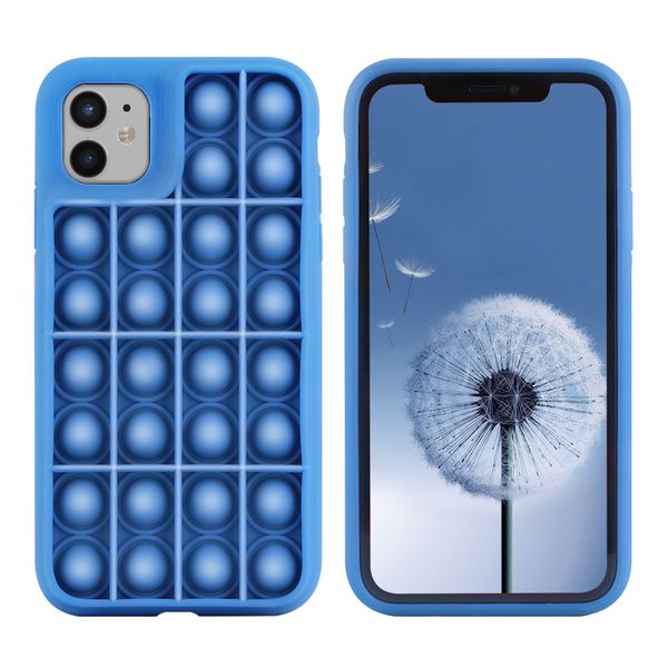 imoshion Pop It Fidget Toy - Pop It hoesje iPhone 11 - Donkerblauw