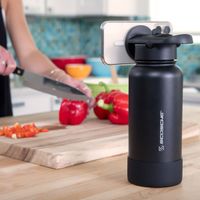 Scosche MagicMount Flask - Telefoonhouder - Insulated waterfles 946ML - MagSafe - Zwart