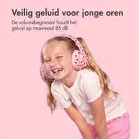 imoshion Draadloze Kinderkoptelefoon LED Light - Decibelbegrenzer - Met AUX kabel - Hartjes