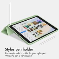 Accezz Smart Silicone Bookcase Apple iPad 6 (2018) 9.7 inch / iPad 5 (2017) 9.7 inch - Lichtgroen