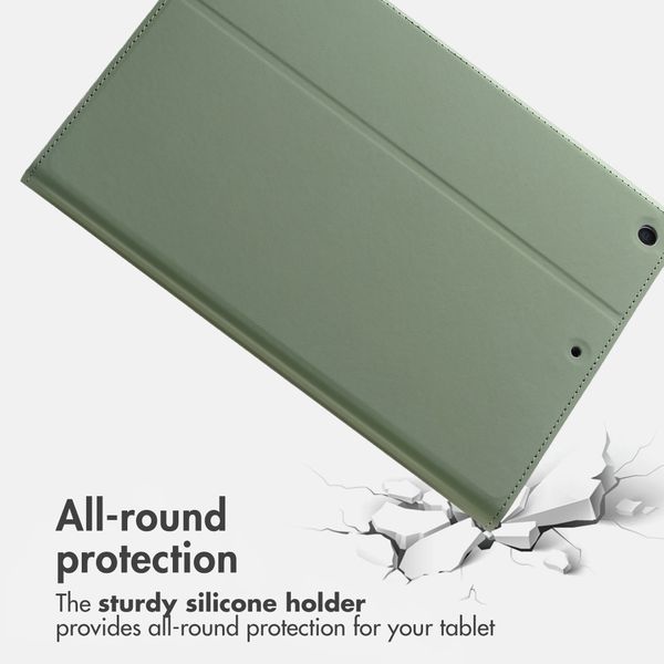 Accezz Classic Tablet Case Apple iPad 9 (2021) 10.2 inch / iPad 8 (2020) 10.2 inch / iPad 7 (2019) 10.2 inch - Green