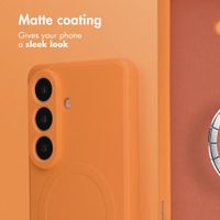 imoshion Colour Back Cover with MagSafe Samsung Galaxy S26 - Orange
