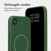Accezz Grip Backcover met MagSafe Apple iPhone 17e / 16e - Donkergroen