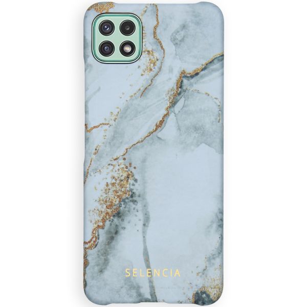 Selencia Maya Fashion Backcover Samsung Galaxy A22 (5G) -Marble Stone