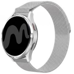 imoshion Milanees magnetisch bandje  - Universeel 24 mm aansluiting - Zilver