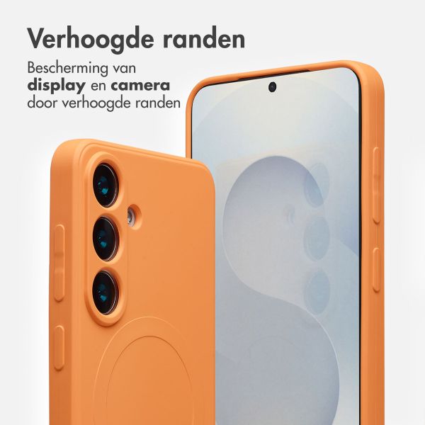 imoshion Color Backcover met MagSafe Samsung Galaxy S25 - Neon Orange