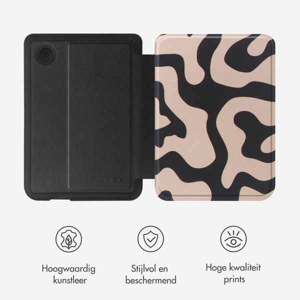 Selencia Vivid Bookcase Kobo Clara Colour / Clara BW - Art Wave Black