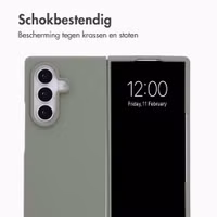 Accezz Liquid Silicone Backcover met MagSafe Samsung Galaxy Z Fold 8 Ultra - Cooper Green