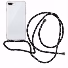 imoshion Backcover met koord Apple iPhone 8 Plus / 7 Plus - Zwart & Goud